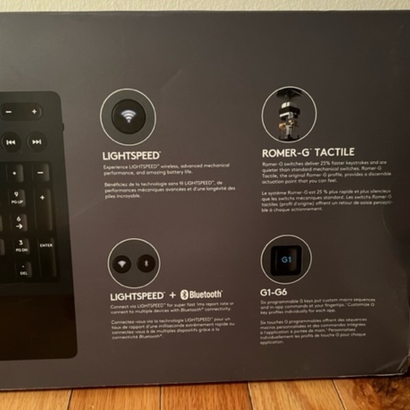 Logitech Wireless Mechanical Gaming Keyboard - Picture 4 of 6